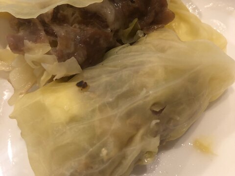 ホットクック レシピ♪蒸しロールキャベツ